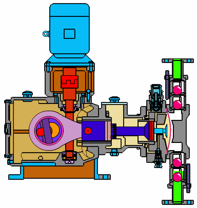 隔膜式计量泵的工作原理